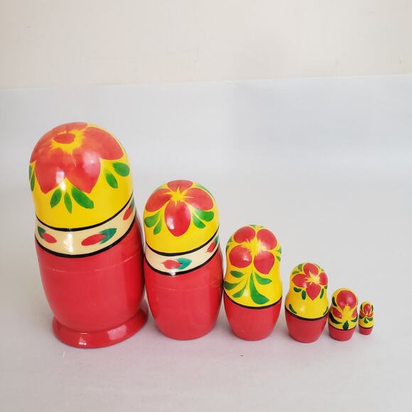 Golden Cockerel 6 Russian Stacking Dolls‎ - Picture 7 of 8